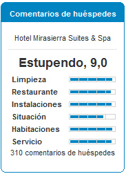 Comentarios Hotel con Encanto en Mirasierra Suites y Spa.
